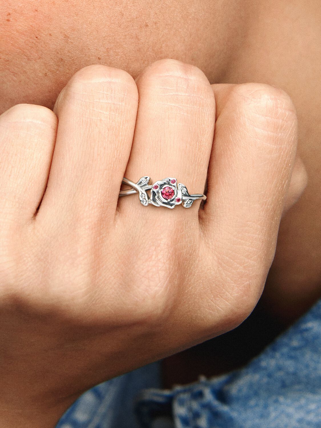 Beauty and the Beast Enchanted Rose Ring