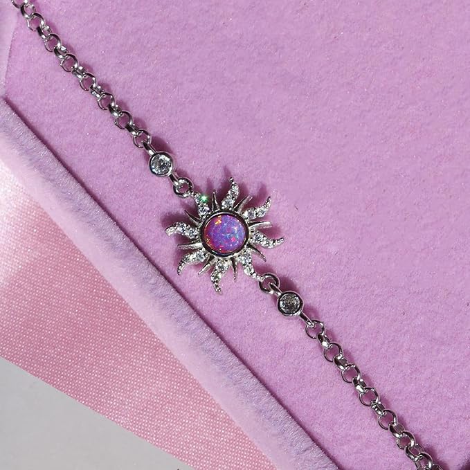 Rapunzel’s Radiant Sun Opal Bracelet