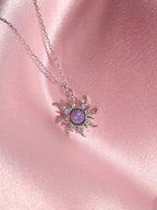Rapunzel’s Radiant Sun Opal Necklace, Ever After Glow