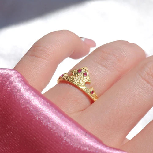 Aurora’s Royal Crown Ring, A Fairytale Treasure