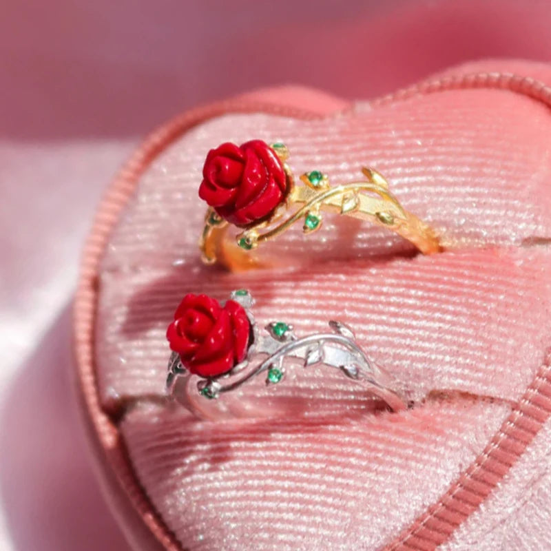 Beauty and the Beast Eternal Rose Ring
