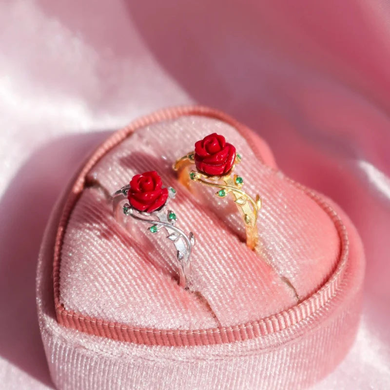 Beauty and the Beast Eternal Rose Ring