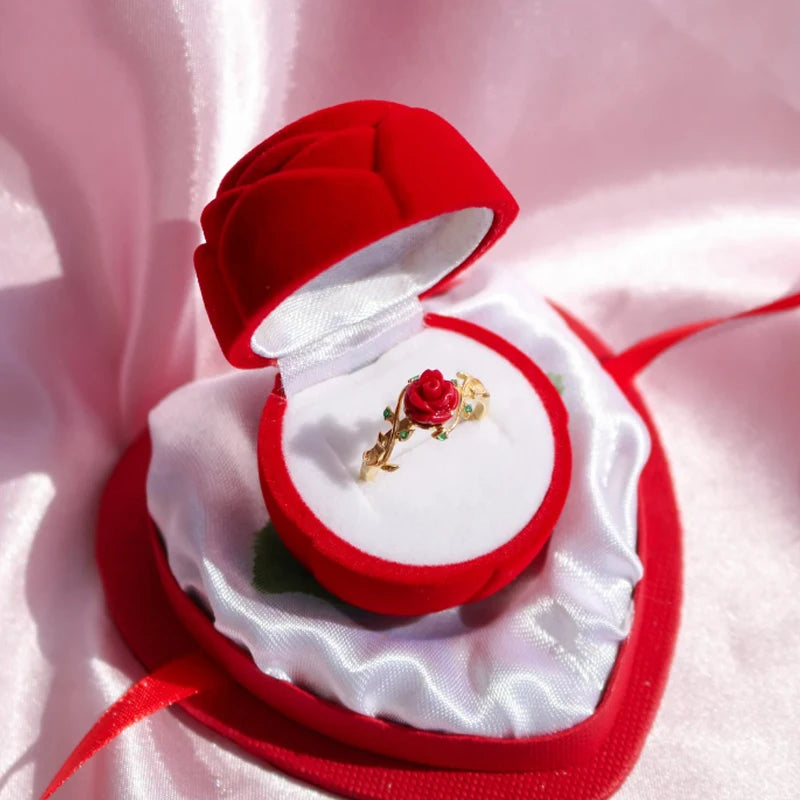 Beauty and the Beast Eternal Rose Ring
