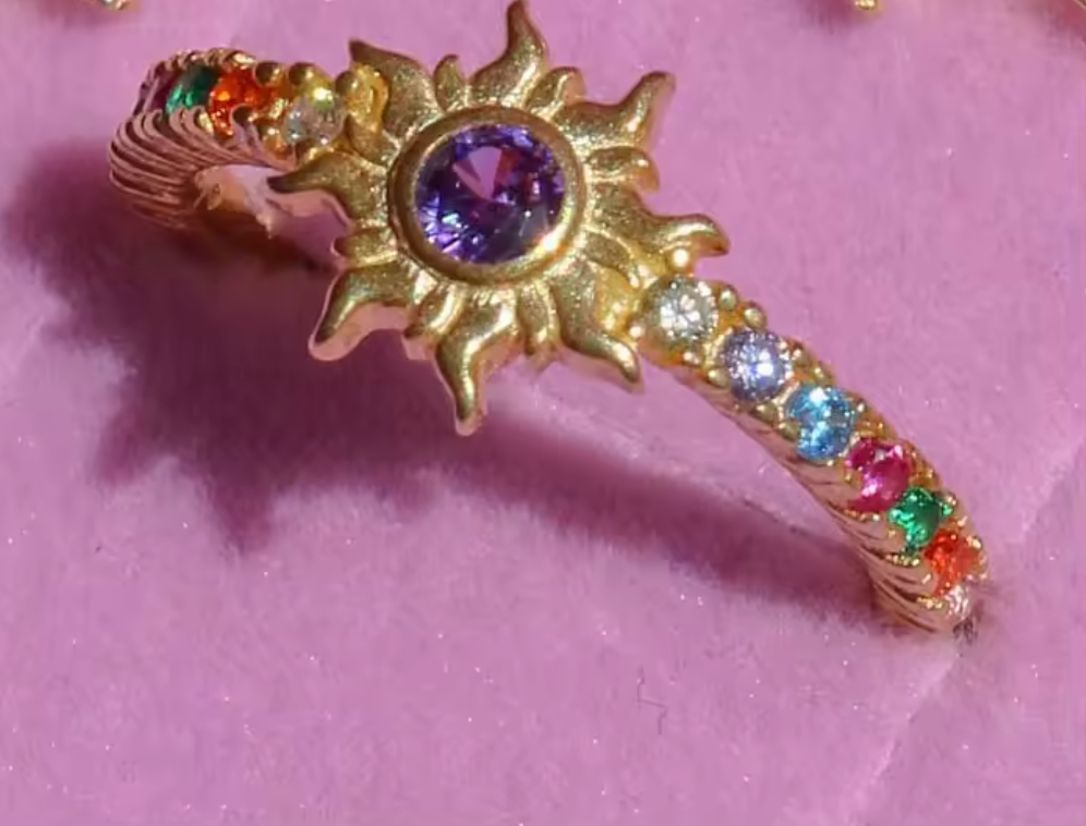 Rapunzel’s Sunburst Gem Ring, Prism Glow