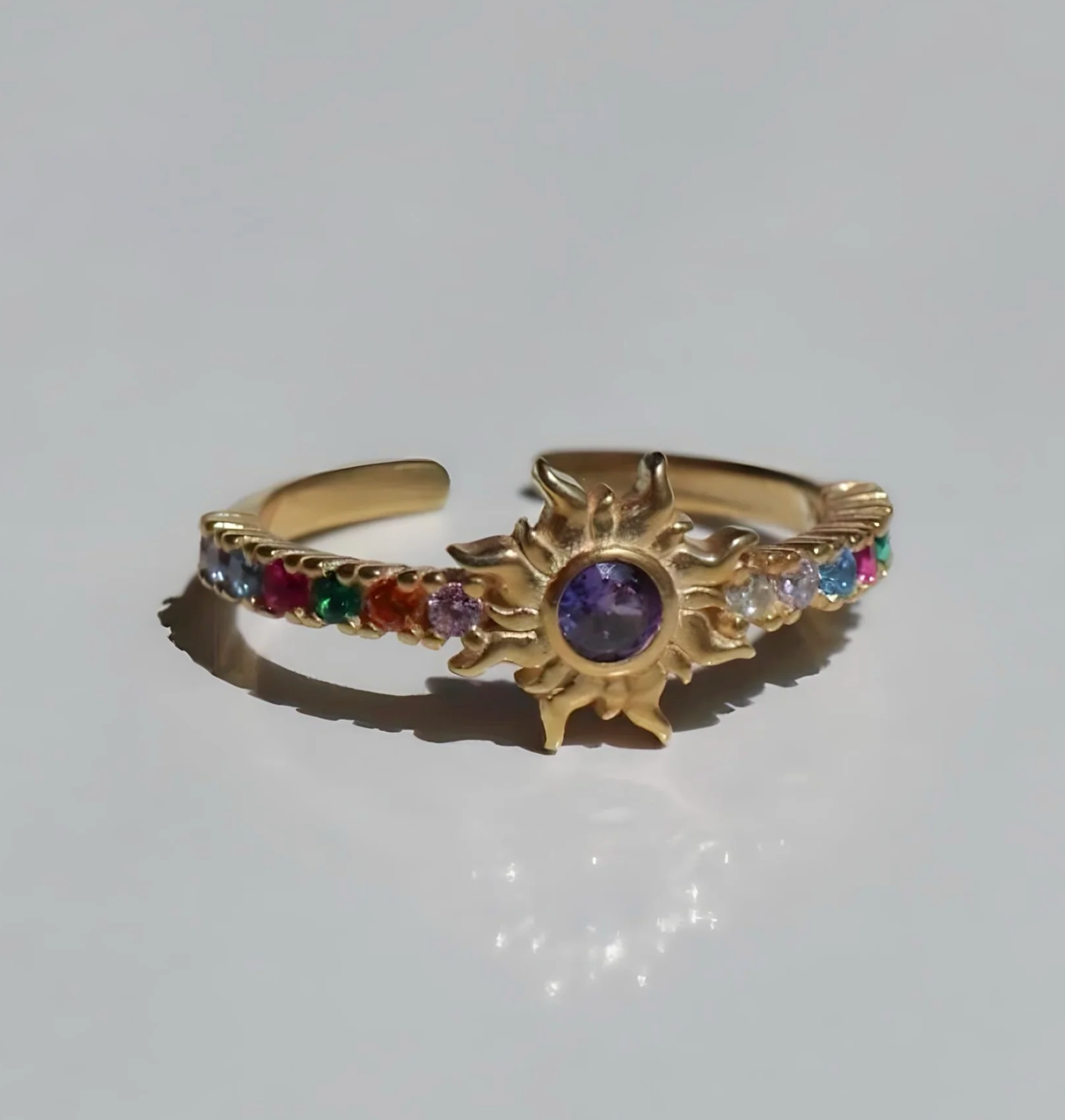 Rapunzel’s Sunburst Gem Ring, Prism Glow