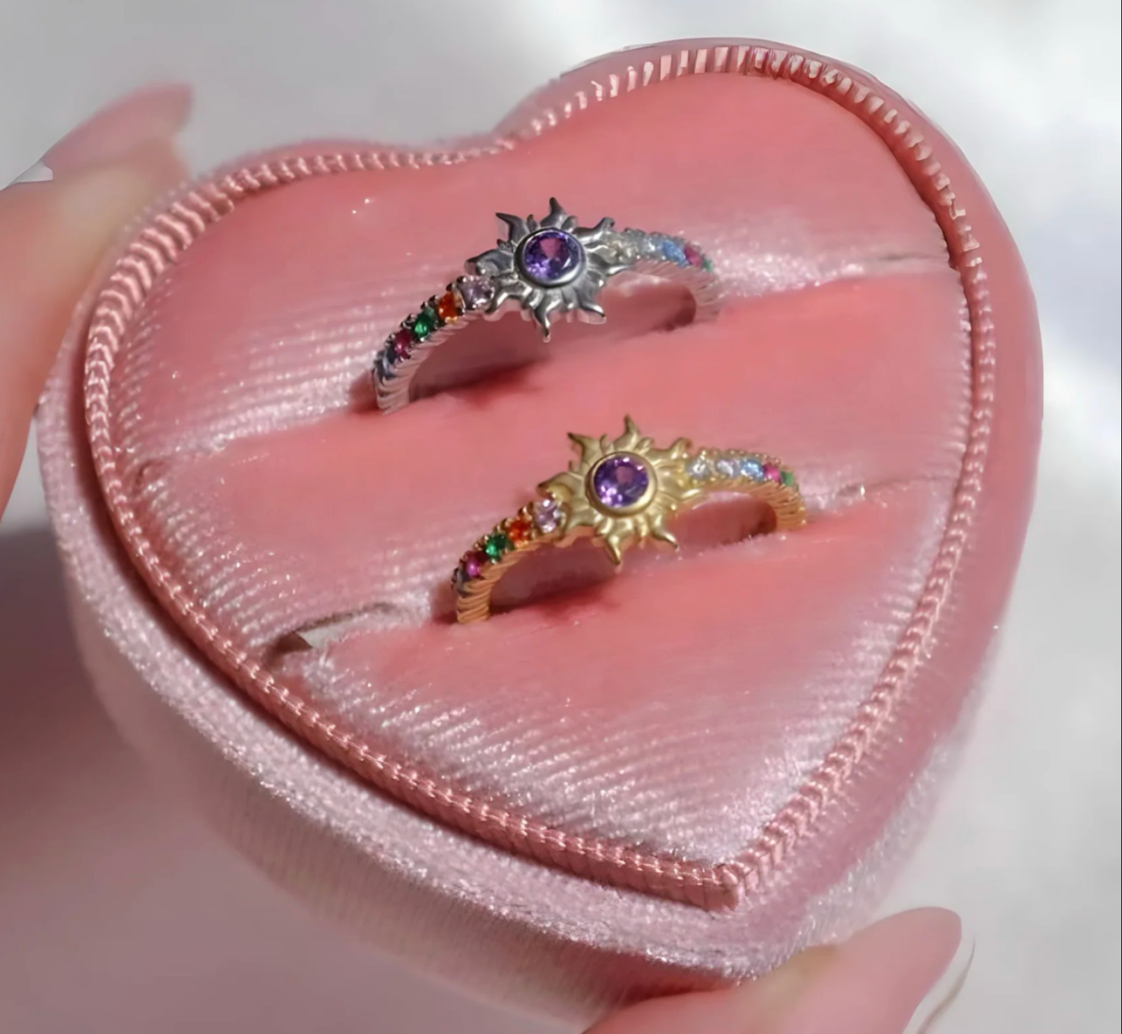 Rapunzel’s Sunburst Gem Ring, Prism Glow