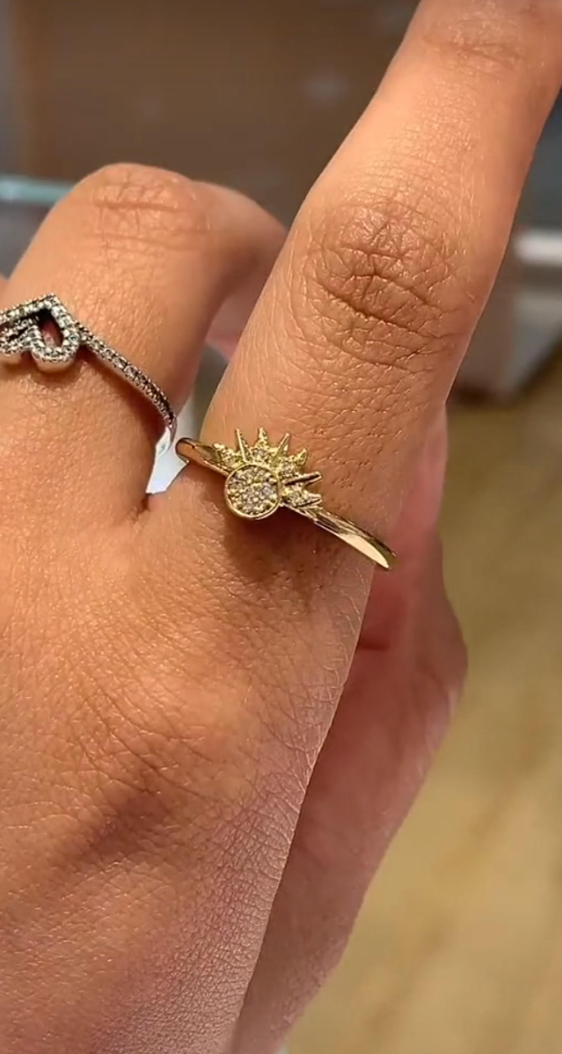 Simba & Nala’s Golden Sunrise Promise Ring