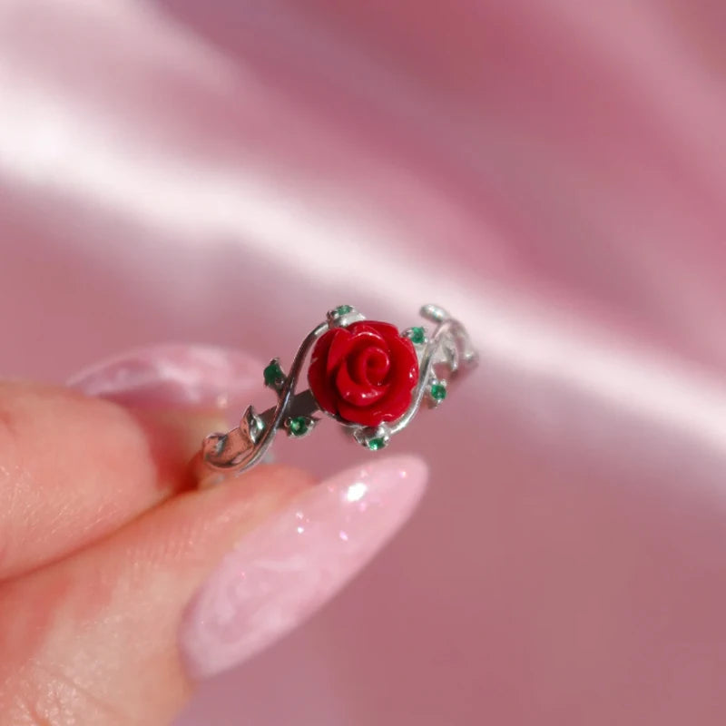 Beauty and the Beast Eternal Rose Ring