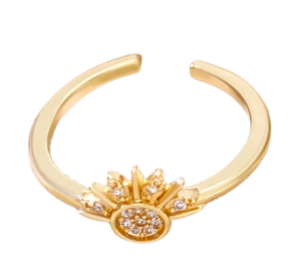 Simba & Nala’s Golden Sunrise Promise Ring