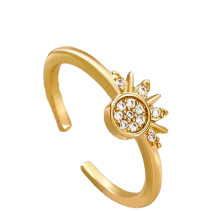 Simba & Nala’s Golden Sunrise Promise Ring