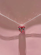 Beauty and the Beast Enchanted Rose Necklace
