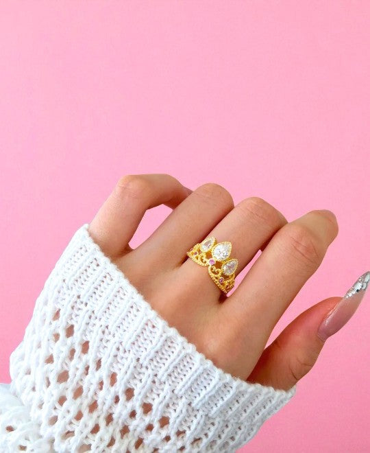 Rapunzel Crown Ring, Ever After Sparkle